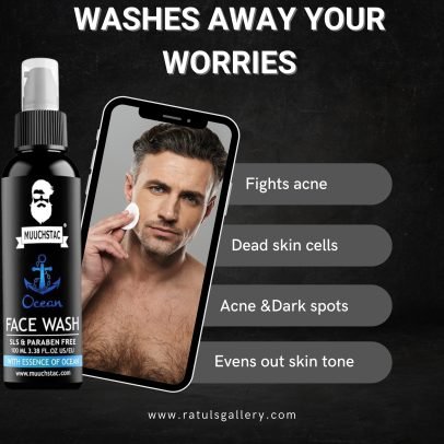 Muuchstac Ocean Face Wash Ingredients and Label